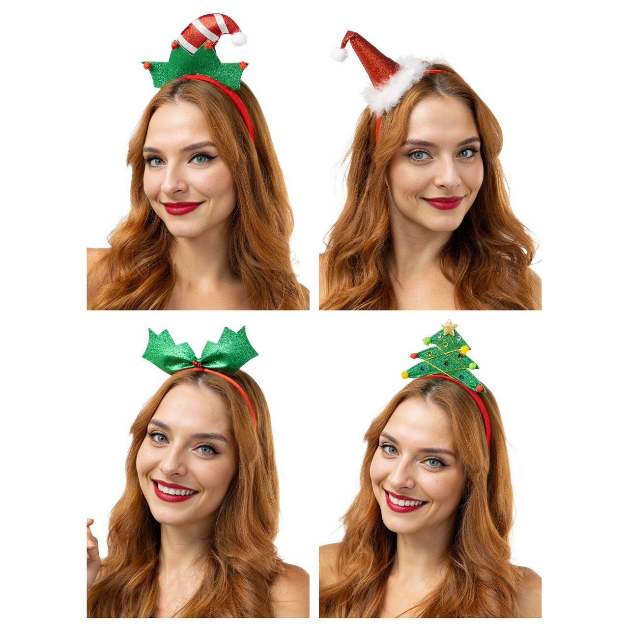 Op deze afbeelding zie je een Accessoires, van het merk Funidelia. Christmas Headband Kit