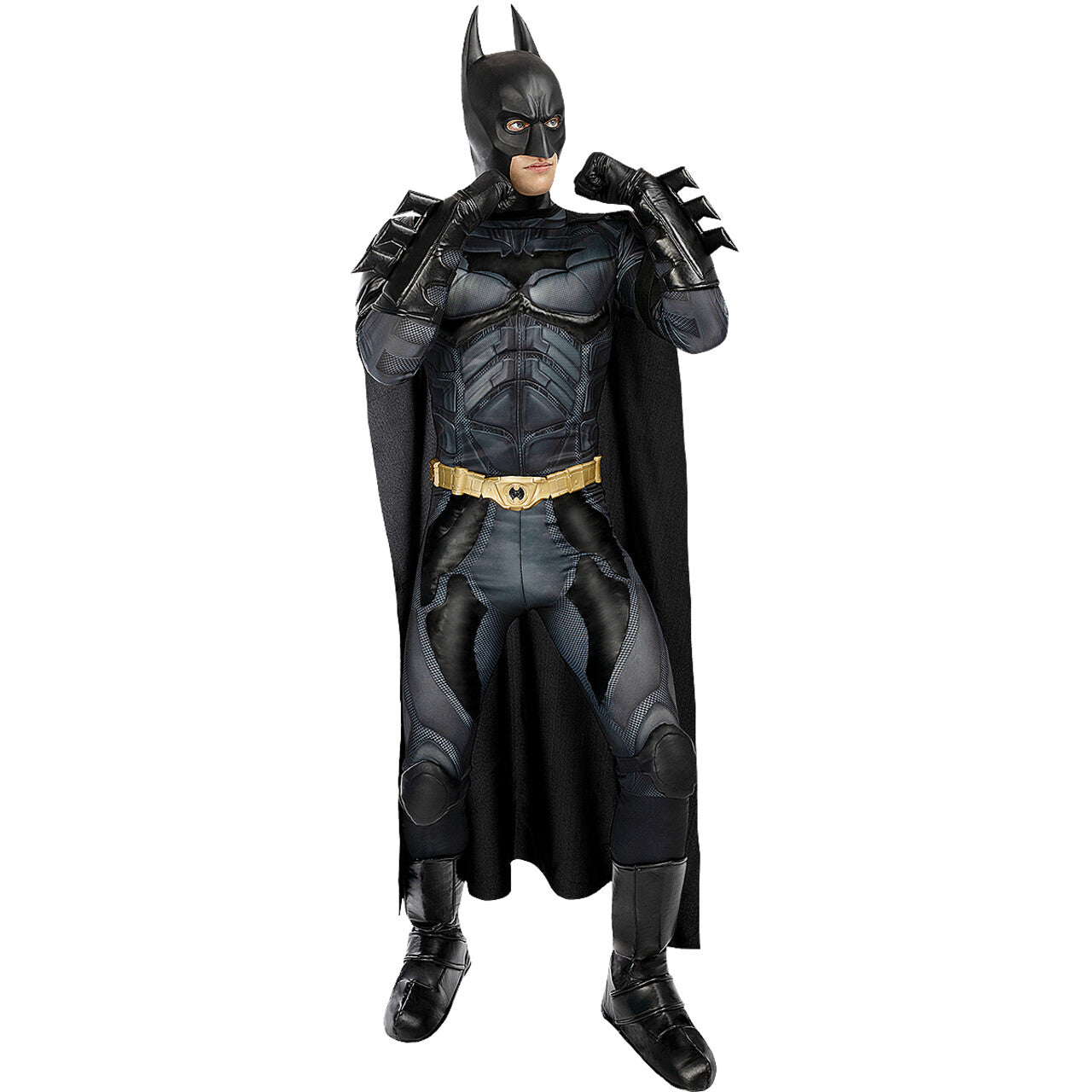 Op deze afbeelding zie je een Kostuums, van het merk Funidelia. The Dark Knight Batman Diamond Edition Kostuum