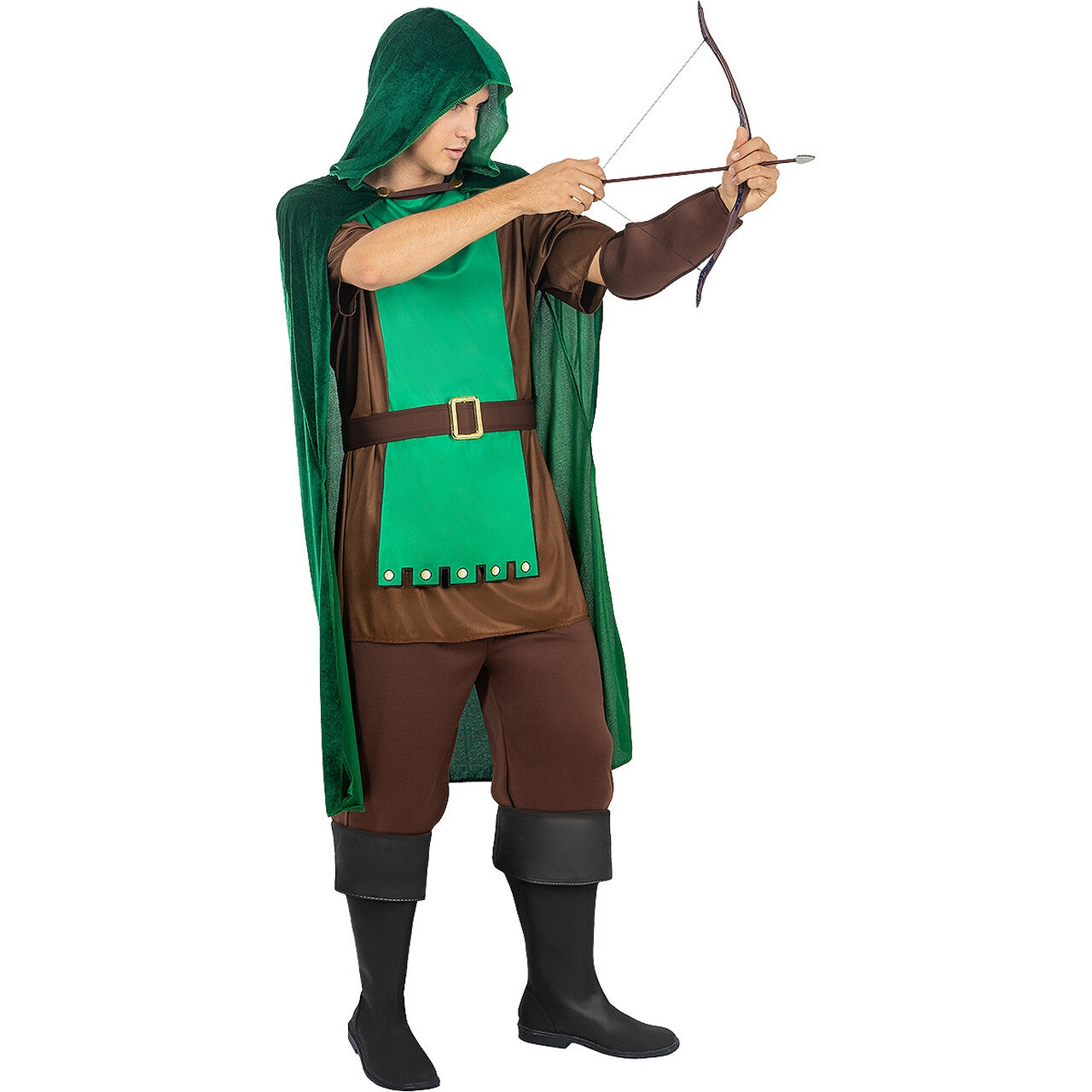 Op deze afbeelding zie je een Kostuums, van het merk Funidelia. Robin Hood Beschermer Van De Armen Man Kostuum