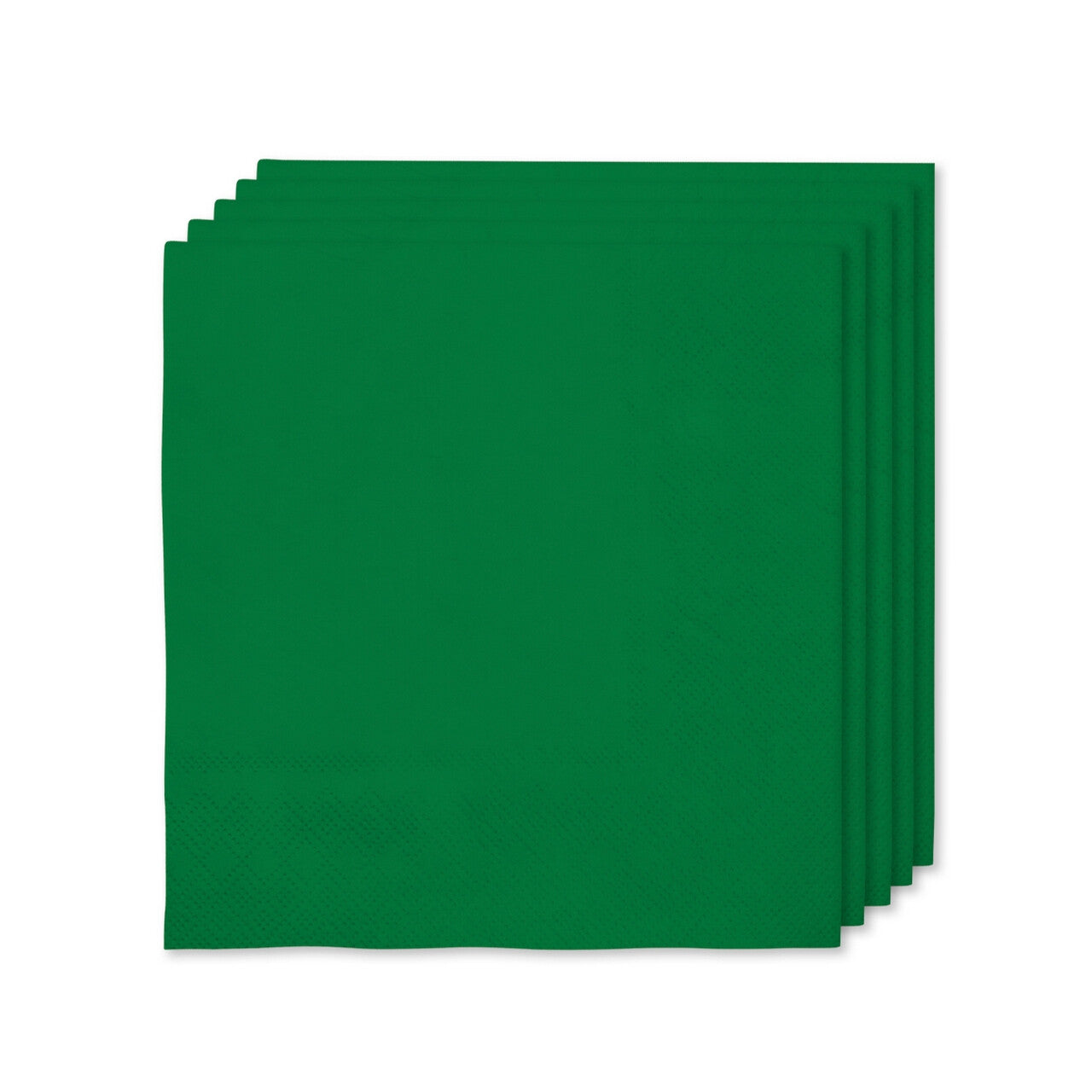 Op deze afbeelding zie je een Decoratie, van het merk Funidelia. 16 Groene Servetten 33x33cm