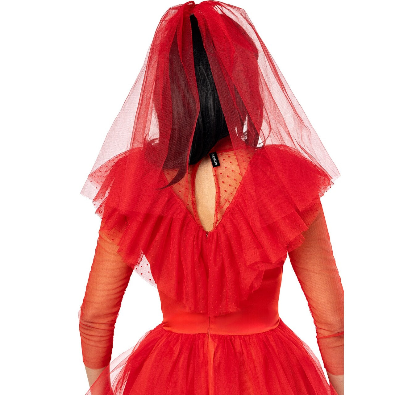 Op deze afbeelding zie je een Kostuums, van het merk Funidelia. Lydia Costume For Women - Beetlejuice Vrouw Kostuum