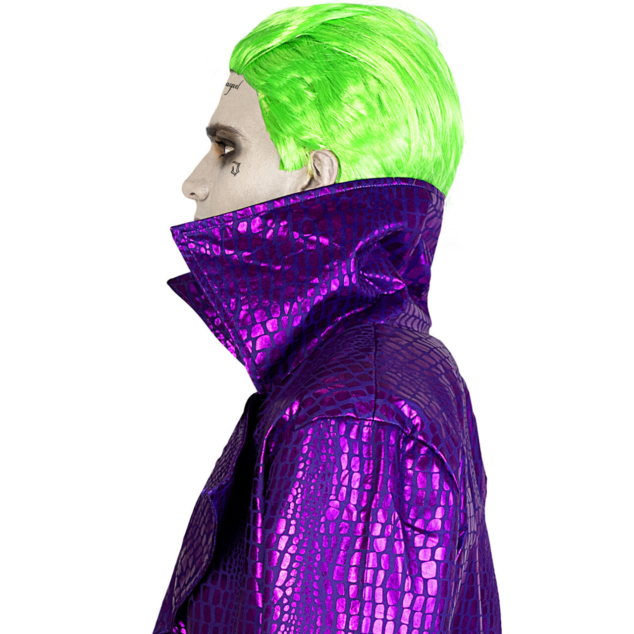 Op deze afbeelding zie je een Accessoires, van het merk Funidelia. Groene Pruik - The Joker - Suicide Squad Edition