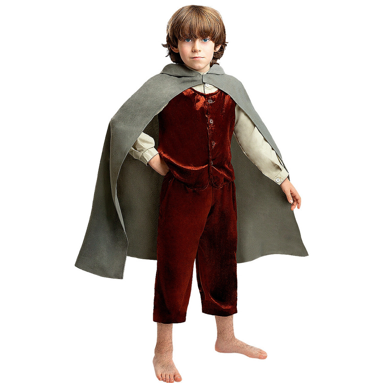 Op deze afbeelding zie je een Kostuums, van het merk Funidelia. Frodo Hobbit Met Een Missie Jongen Kostuum
