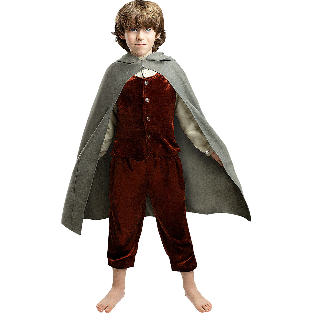 Op deze afbeelding zie je een Kostuums, van het merk Funidelia. Frodo Hobbit Met Een Missie Jongen Kostuum