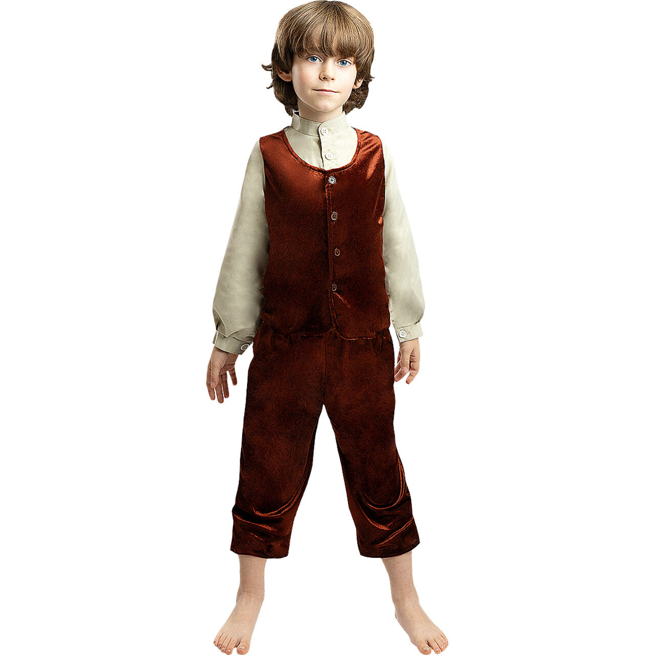 Op deze afbeelding zie je een Kostuums, van het merk Funidelia. Frodo Hobbit Met Een Missie Jongen Kostuum