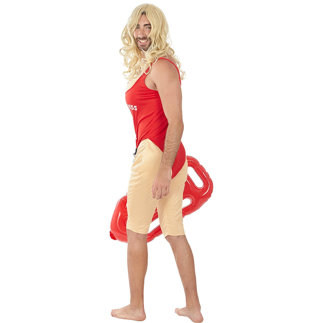 Op deze afbeelding zie je een Kostuums, van het merk Funidelia. Kiss Of Life Saver Man Kostuum