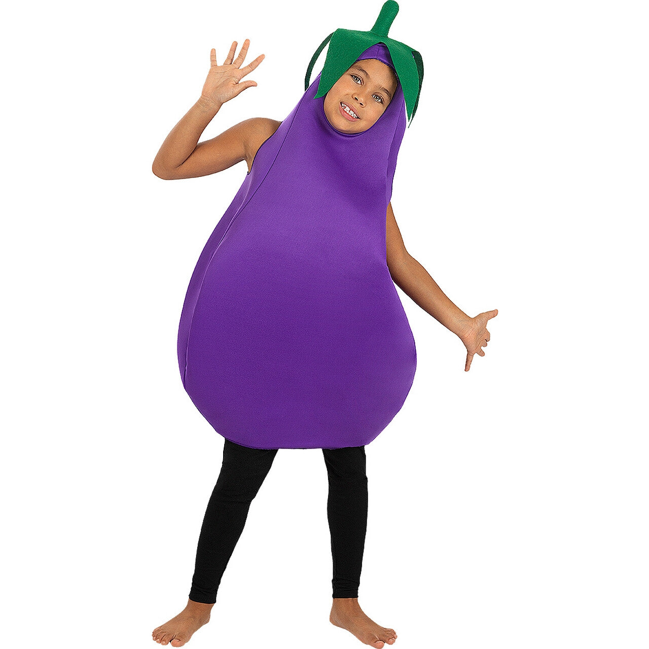 Op deze afbeelding zie je een Kostuums, van het merk Funidelia. Aubry Aubergine Kind Kostuum