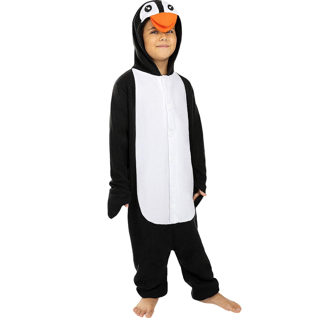 Op deze afbeelding zie je een Kostuums, van het merk Funidelia. Penny Pinguin Kind Kostuum