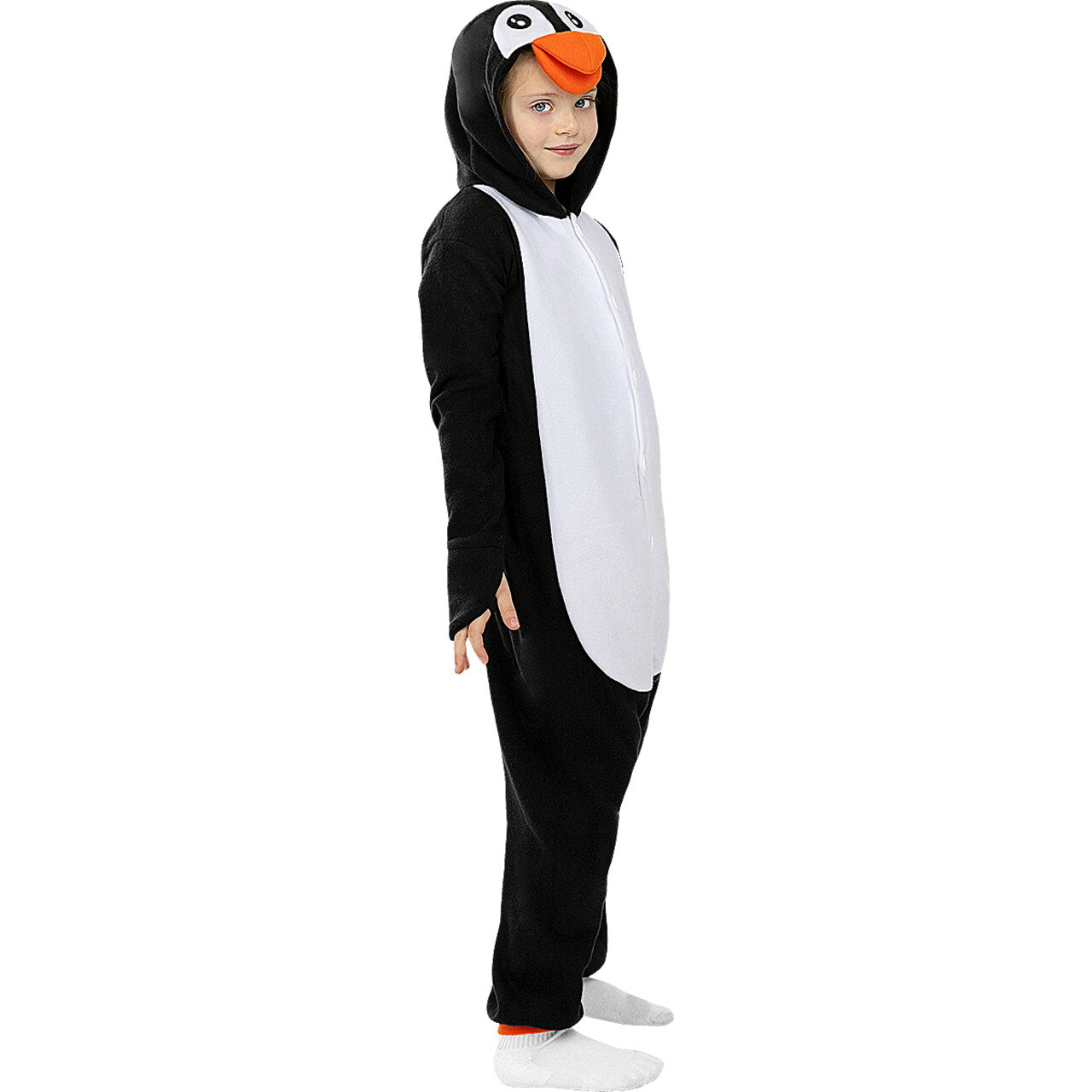 Op deze afbeelding zie je een Kostuums, van het merk Funidelia. Penny Pinguin Kind Kostuum