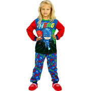 Op deze afbeelding zie je een Kostuums, van het merk Funidelia. Pj Masks Pyjama Sleep As A Hero Kind Kostuum