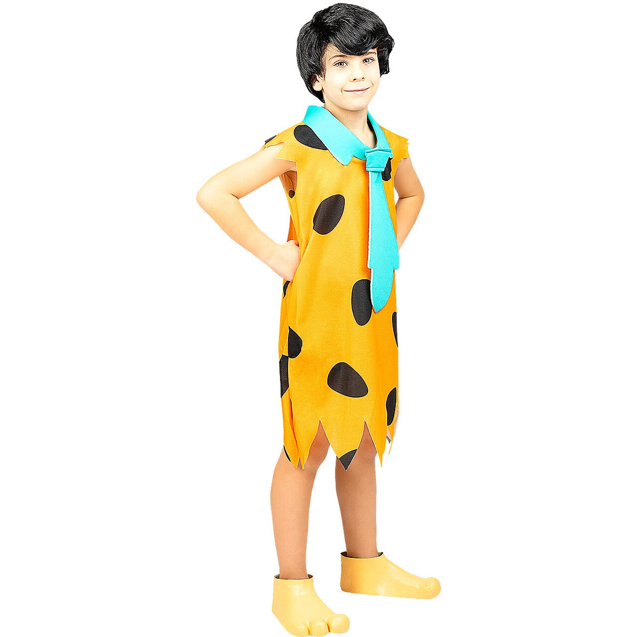 Op deze afbeelding zie je een Kostuums, van het merk Funidelia. Fred Flintstone In Zn Jonge Oertijd Jaren Jongen Kostuum