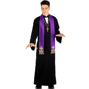 Op deze afbeelding zie je een Kostuums, van het merk Funidelia. The Exorcist Vader Karras Man Kostuum