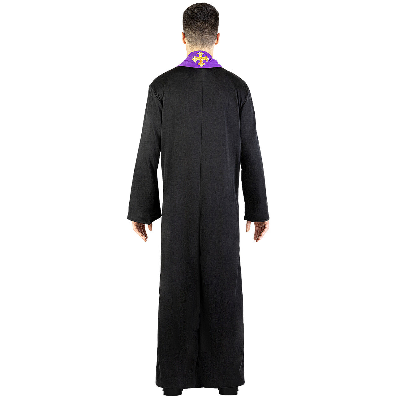 Op deze afbeelding zie je een Kostuums, van het merk Funidelia. The Exorcist Vader Karras Man Kostuum
