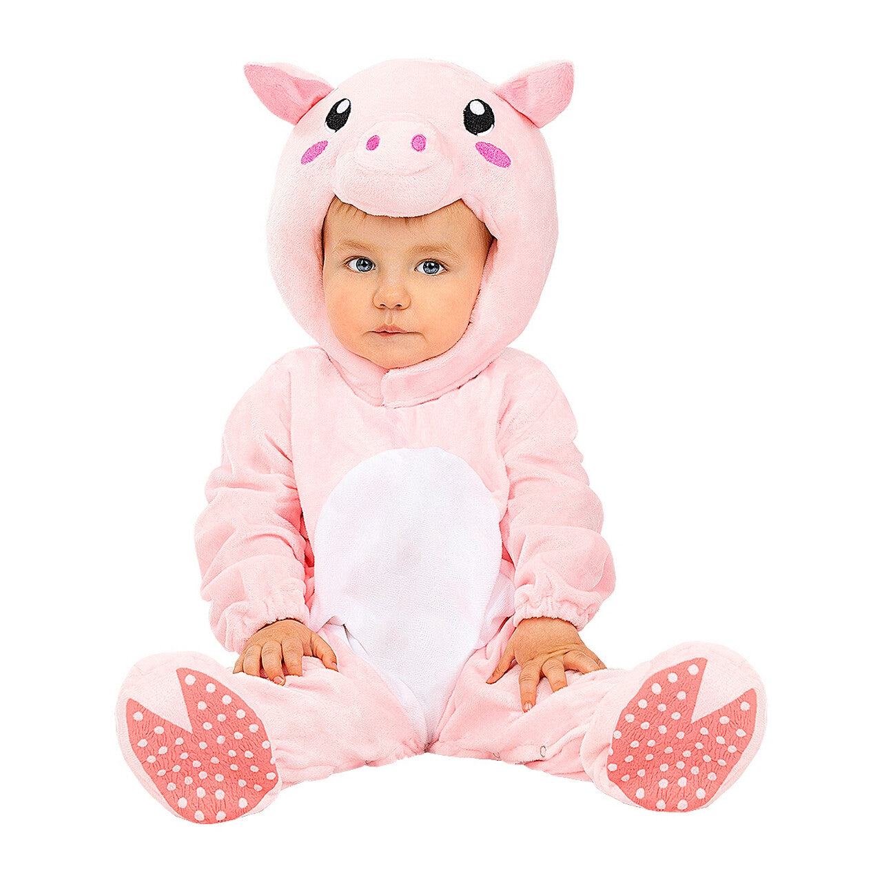 Op deze afbeelding zie je een Kostuums, van het merk Funidelia. Baby Biggetje Onesie Kind Kostuum