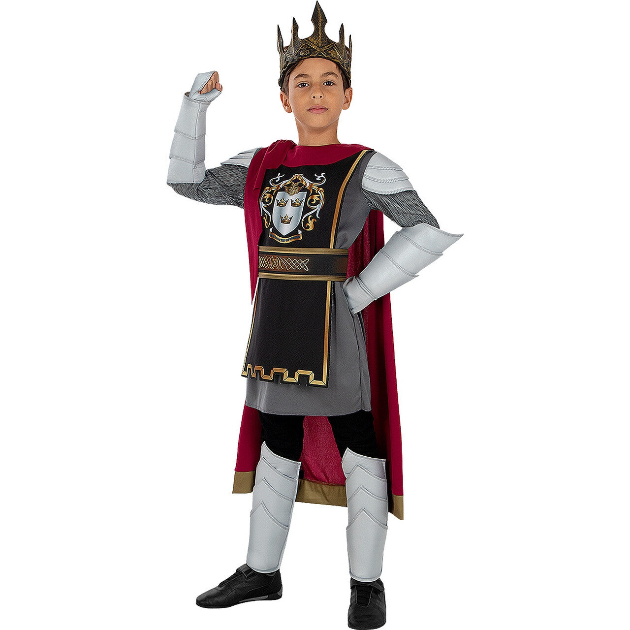 Op deze afbeelding zie je een Kostuums, van het merk Funidelia. Dappere Deluxe King Arthur Jongen Kostuum
