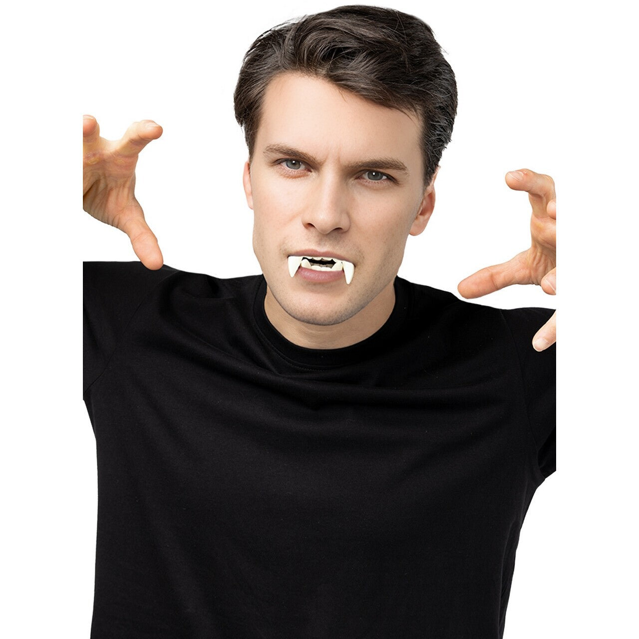 Op deze afbeelding zie je een Accessoires, van het merk Funidelia. Vampire Denture For Adults