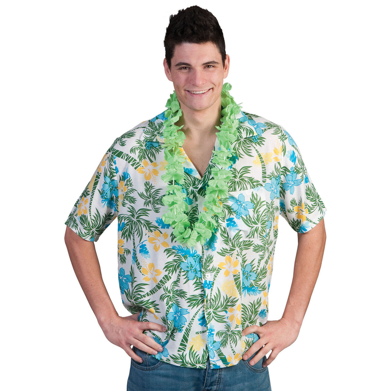 Op deze afbeelding zie je een Accessoires, van het merk Funny Fashion. Palmbomen Hawaii Hemd