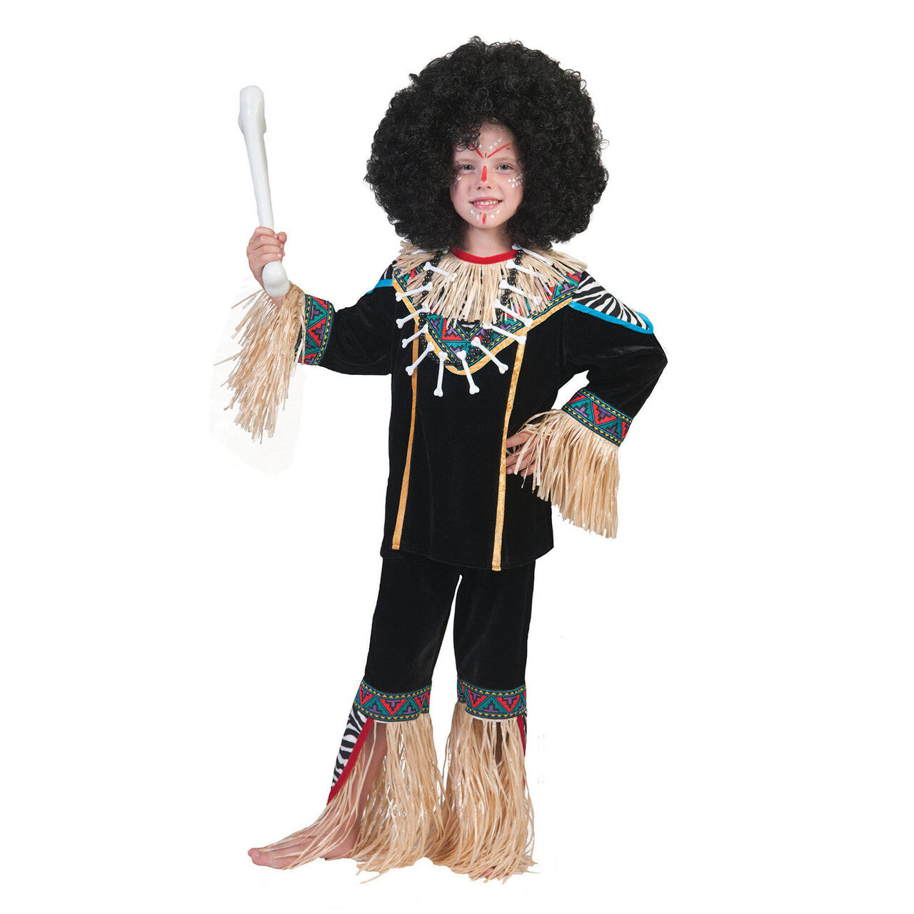 Op deze afbeelding zie je een Kostuums, van het merk Funny Fashion. Zoon Van De Sjamaan Jongen Smurfafa Kind Kostuum