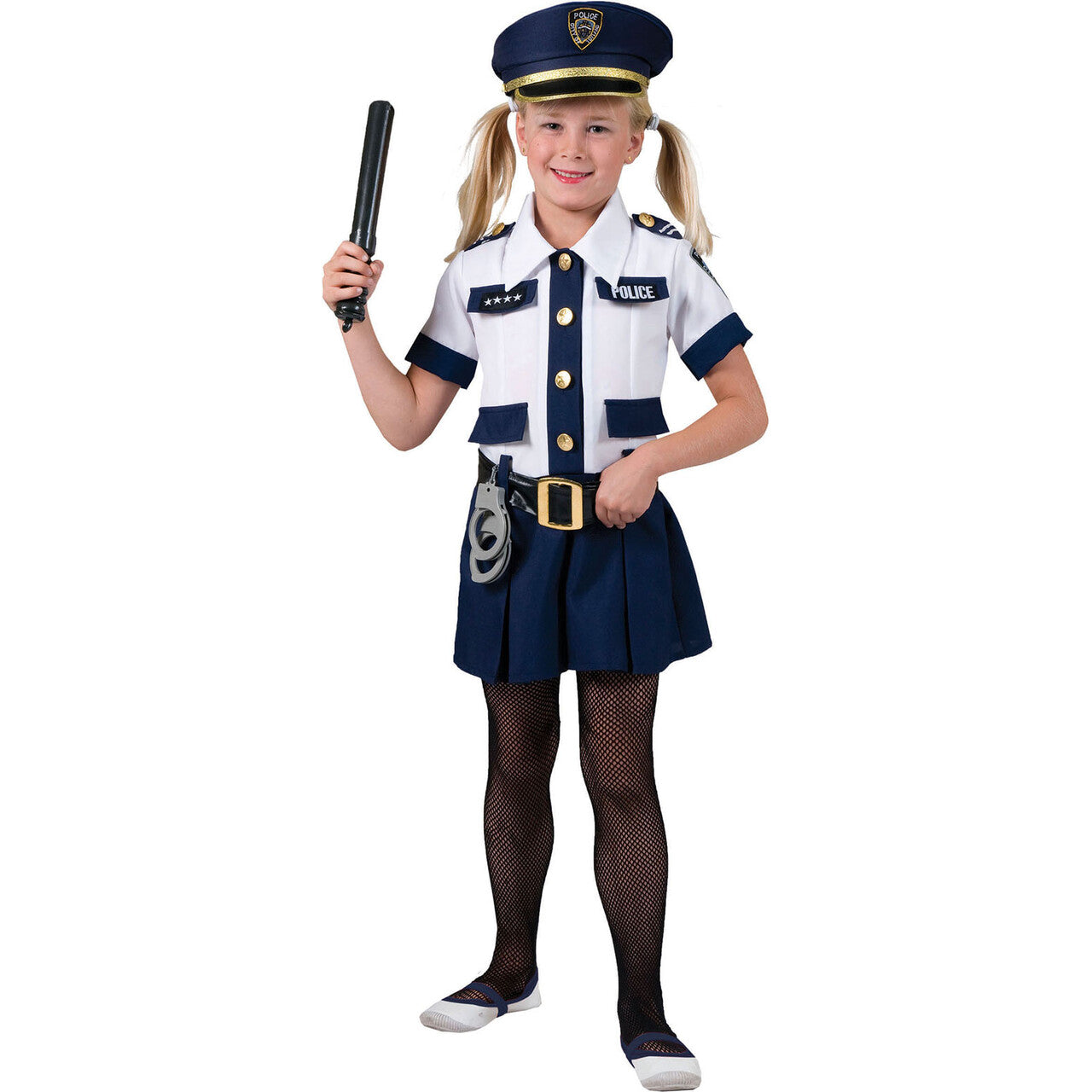 Op deze afbeelding zie je een Kostuums, van het merk Funny Fashion. Amy De Agent Meisje Kostuum