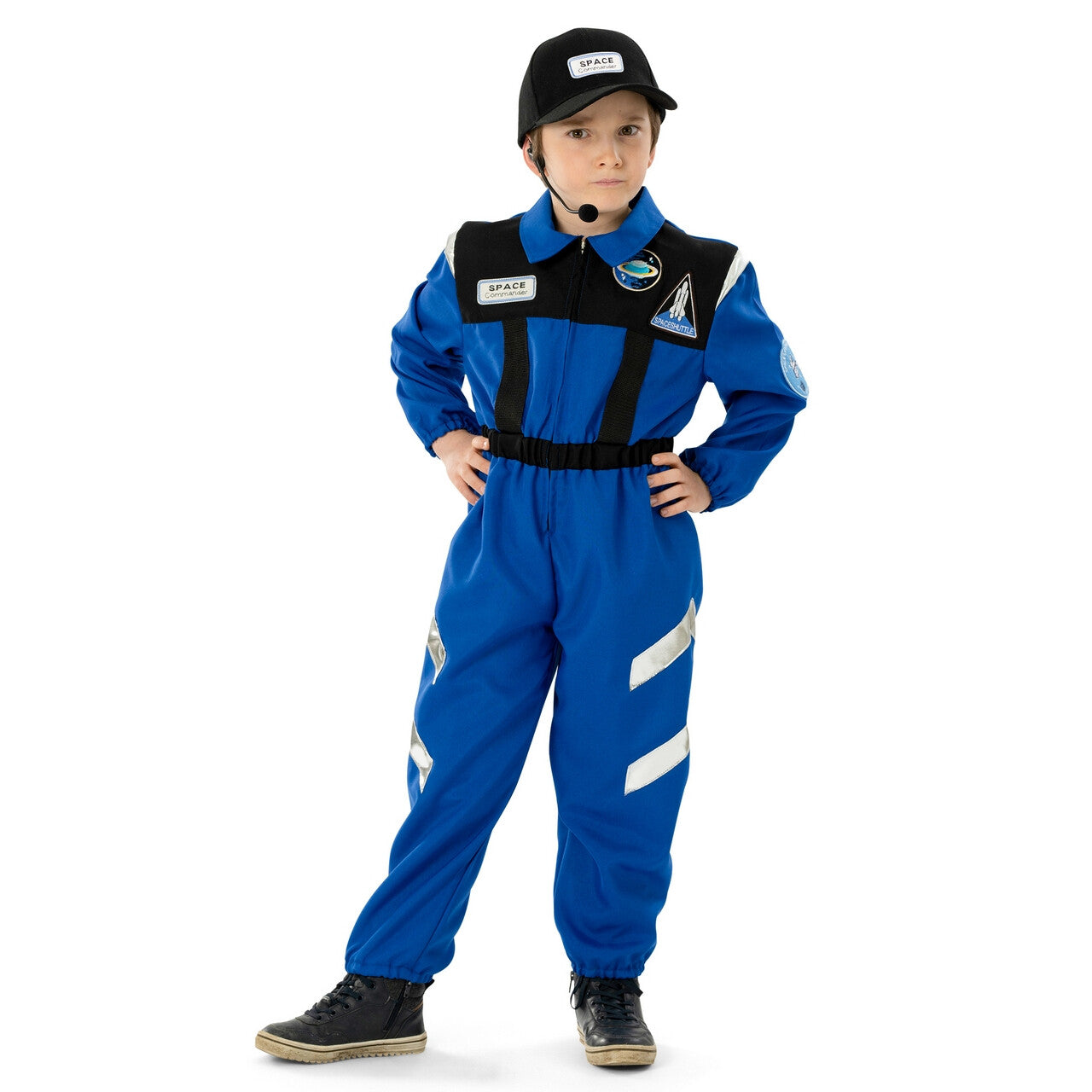 Op deze afbeelding zie je een Kostuums, van het merk Funny Fashion. Astronaut In Training Kind Kostuum
