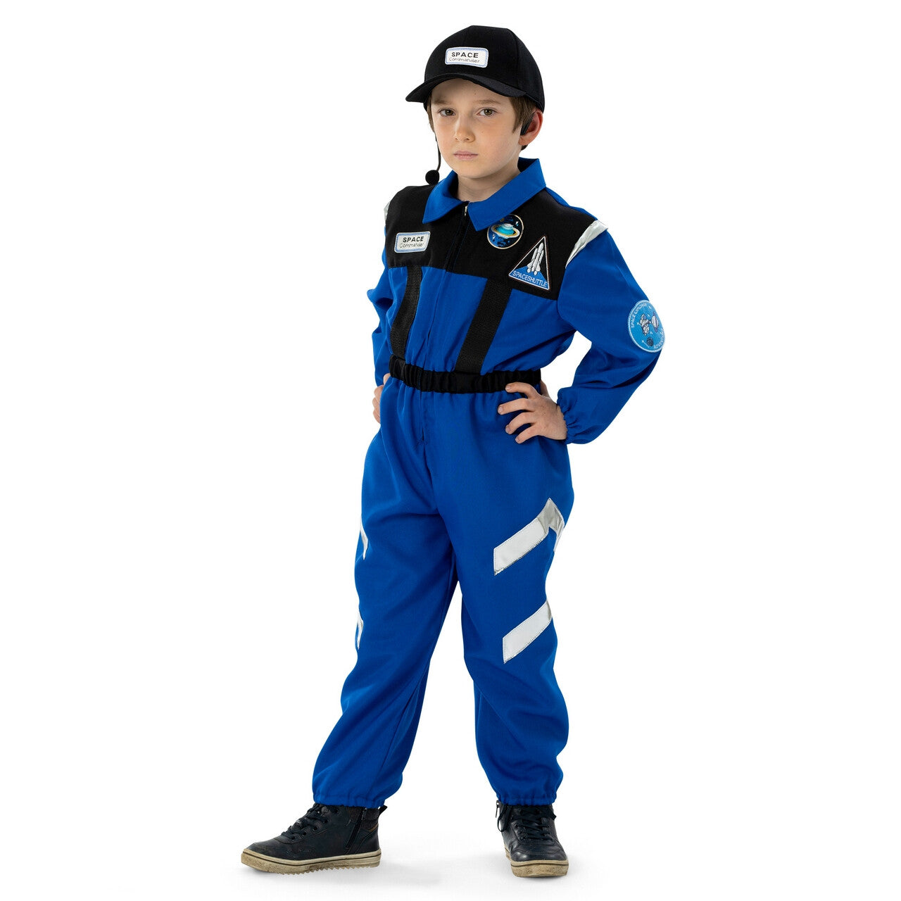 Op deze afbeelding zie je een Kostuums, van het merk Funny Fashion. Astronaut In Training Kind Kostuum