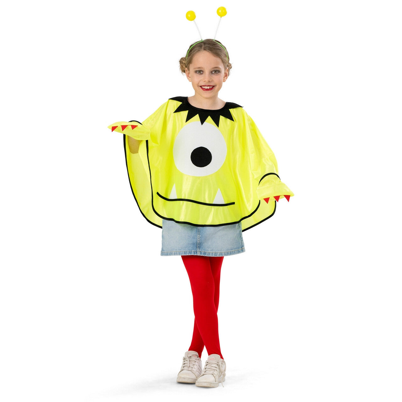 Op deze afbeelding zie je een Kostuums, van het merk Funny Fashion. Geel Grappig Monster Molly Kind