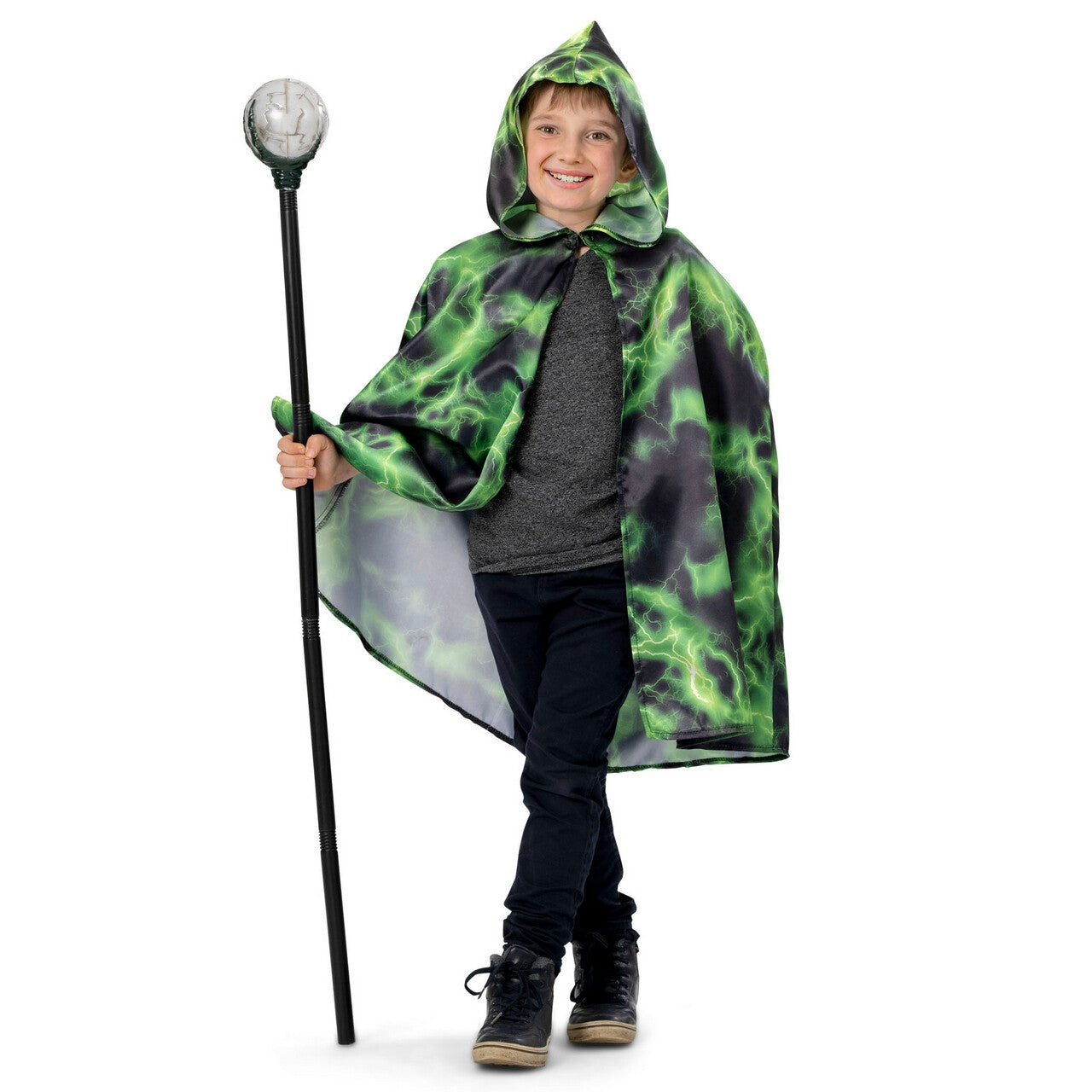 Op deze afbeelding zie je een Kostuums, van het merk Funny Fashion. Magier Van De Onderwereld Kind