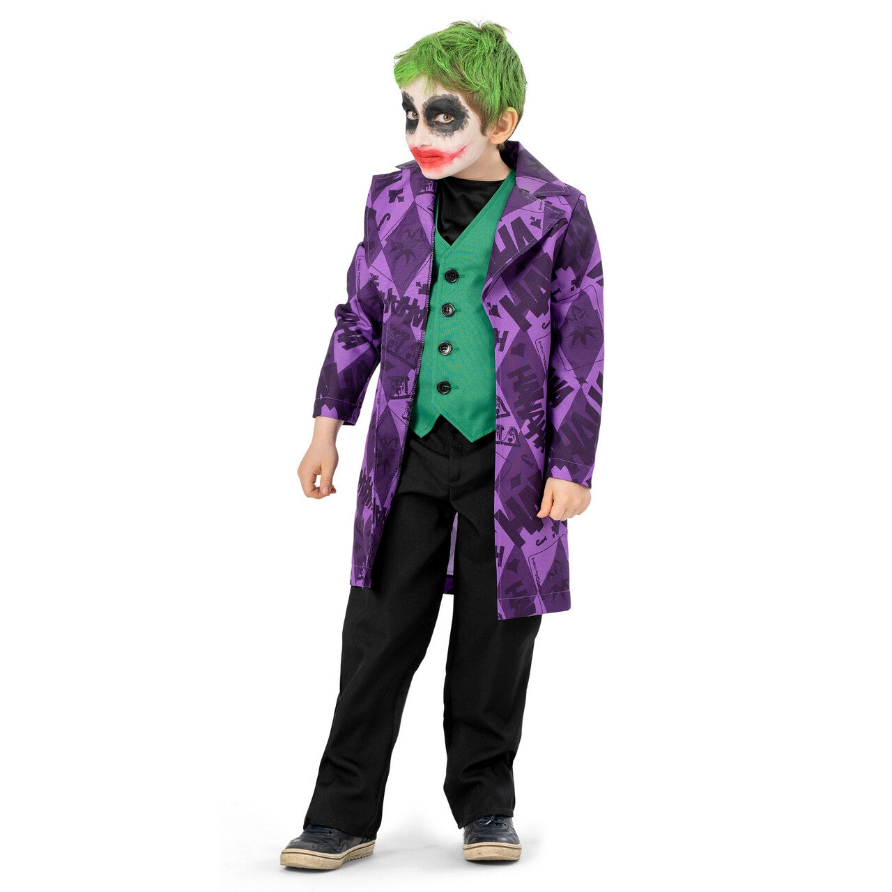 Op deze afbeelding zie je een Kostuums, van het merk Funny Fashion. Best Wel Grappige Joker Jerome Jongen Kostuum