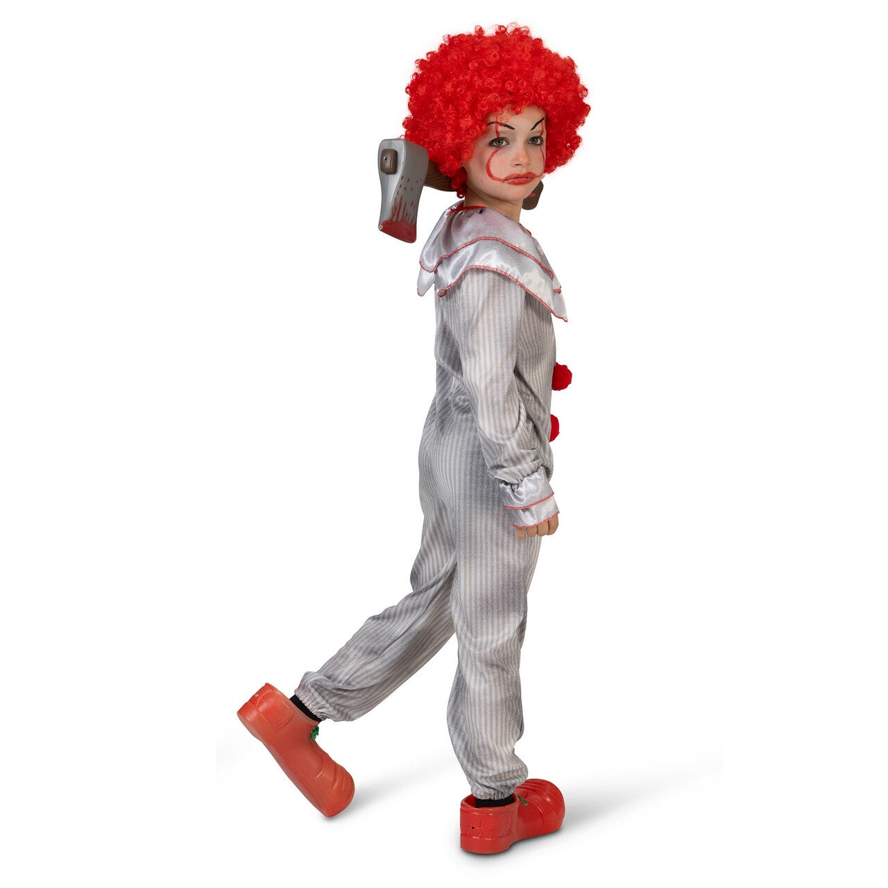 Op deze afbeelding zie je een Kostuums, van het merk Funny Fashion. Geen Zin Om Te Spelen Enge Clown Kind Kostuum