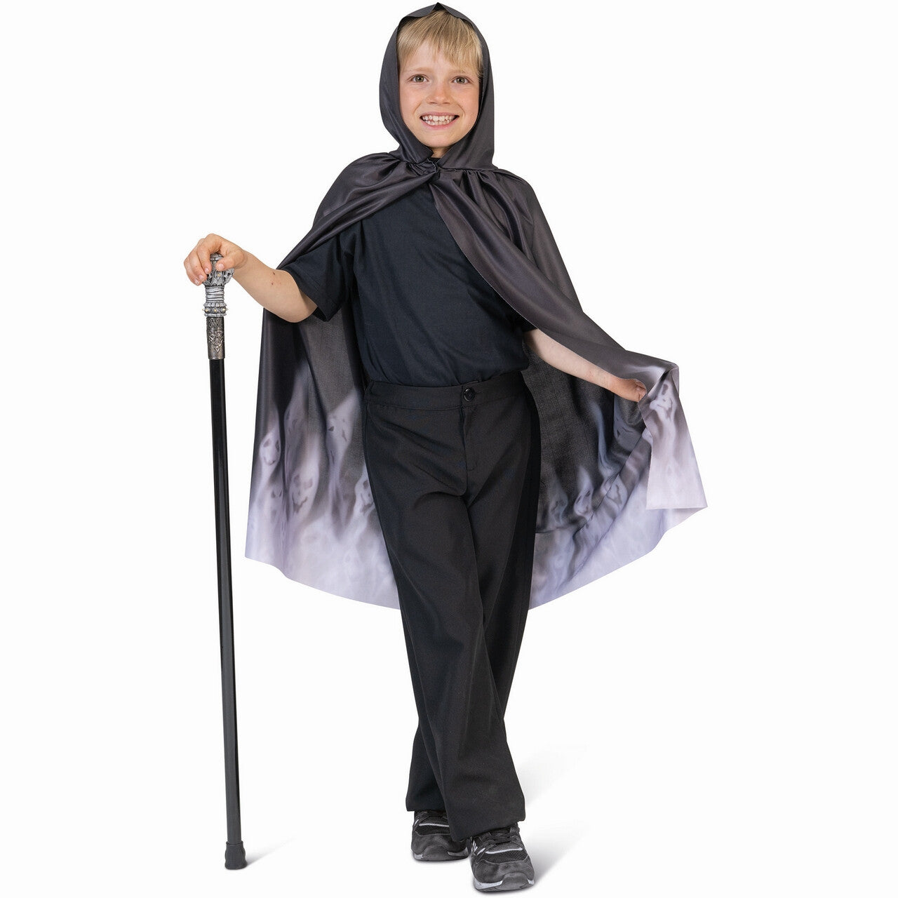 Op deze afbeelding zie je een Kostuums, van het merk Funny Fashion. Geestige Cape Kind