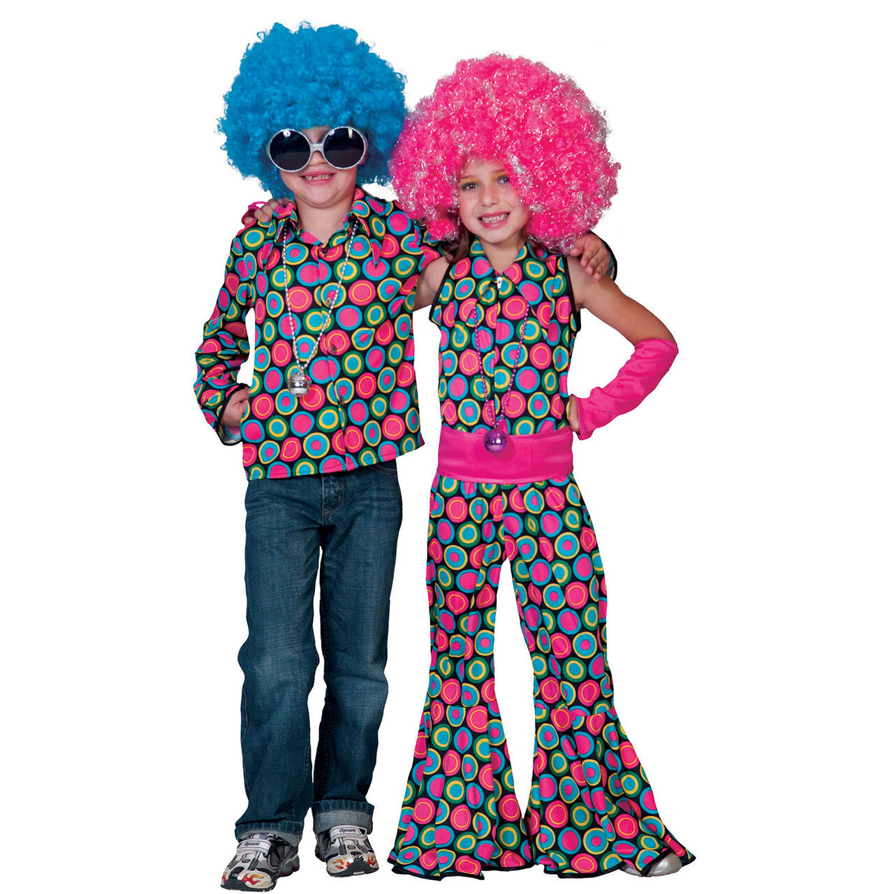 Op deze afbeelding zie je een Kostuums, van het merk Funny Fashion. Disco Dot Hemd Jongen