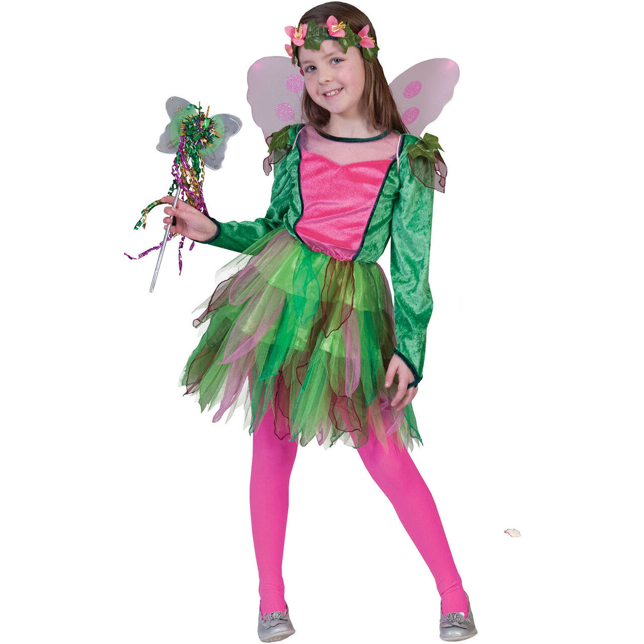 Op deze afbeelding zie je een Kostuums, van het merk Funny Fashion. Rosy De Elf Meisje Kostuum