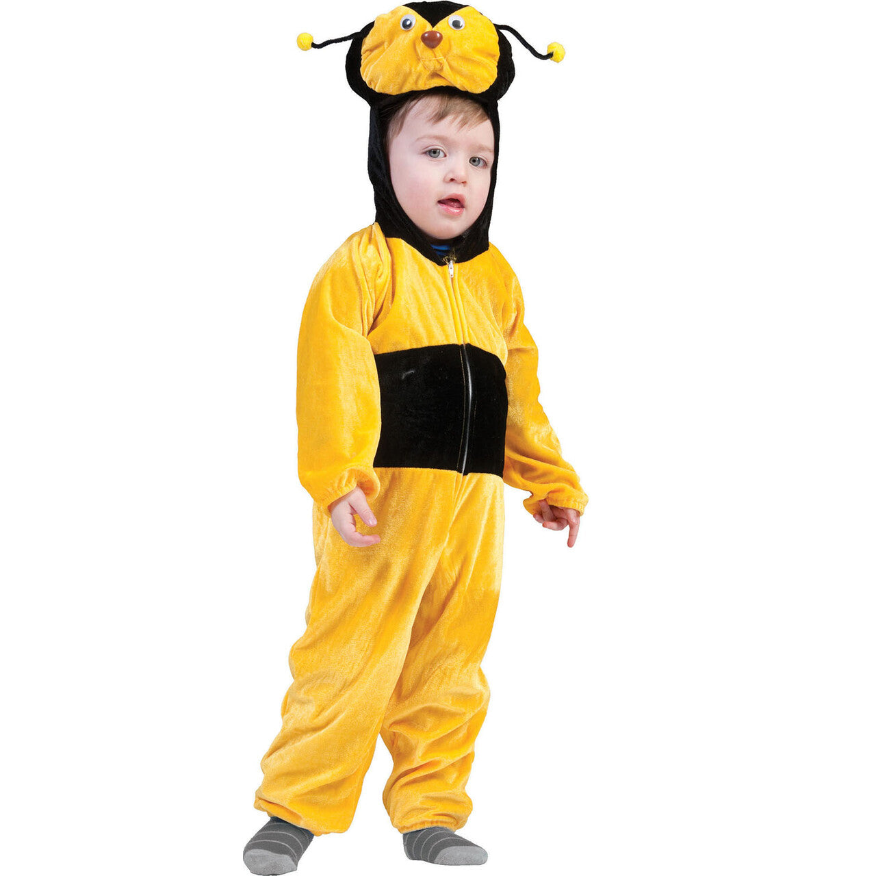 Op deze afbeelding zie je een Kostuums, van het merk Funny Fashion. Bzz Bzz Buzzy Pak Kind