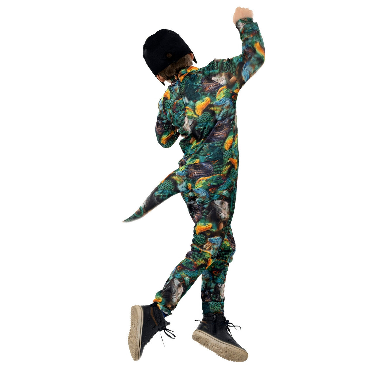 Op deze afbeelding zie je een Kostuums, van het merk Funny Fashion. Liam De Lizard Jongen Kostuum