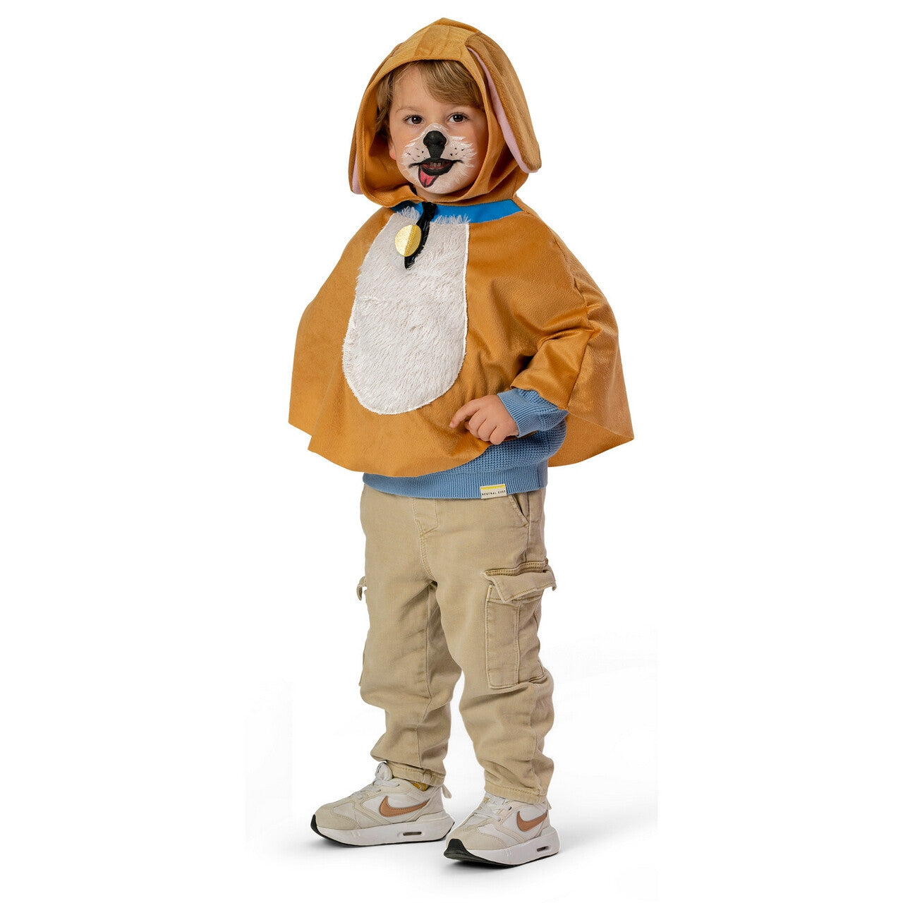 Op deze afbeelding zie je een Kostuums, van het merk Funny Fashion. Dodgy De Blije Jonge Hond Kind