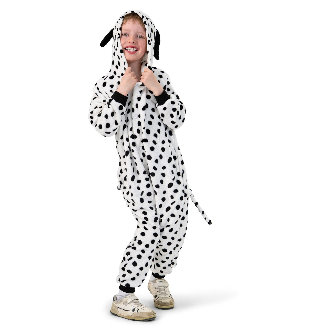 Op deze afbeelding zie je een Kostuums, van het merk Funny Fashion. 1 Van De 100 Dalmatiers Kind Kostuum