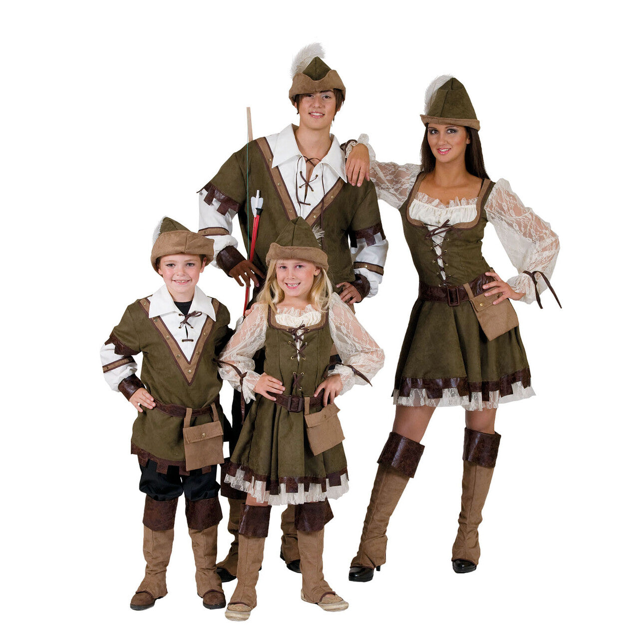 Op deze afbeelding zie je een Kostuums, van het merk Funny Fashion. Robin Hood De Armenhelper Kostuum Jongen