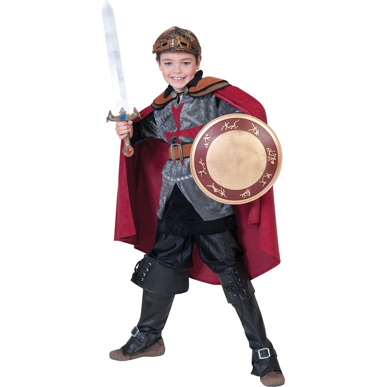 Op deze afbeelding zie je een Kostuums, van het merk Funny Fashion. Roughside Ridder Jongen Kostuum