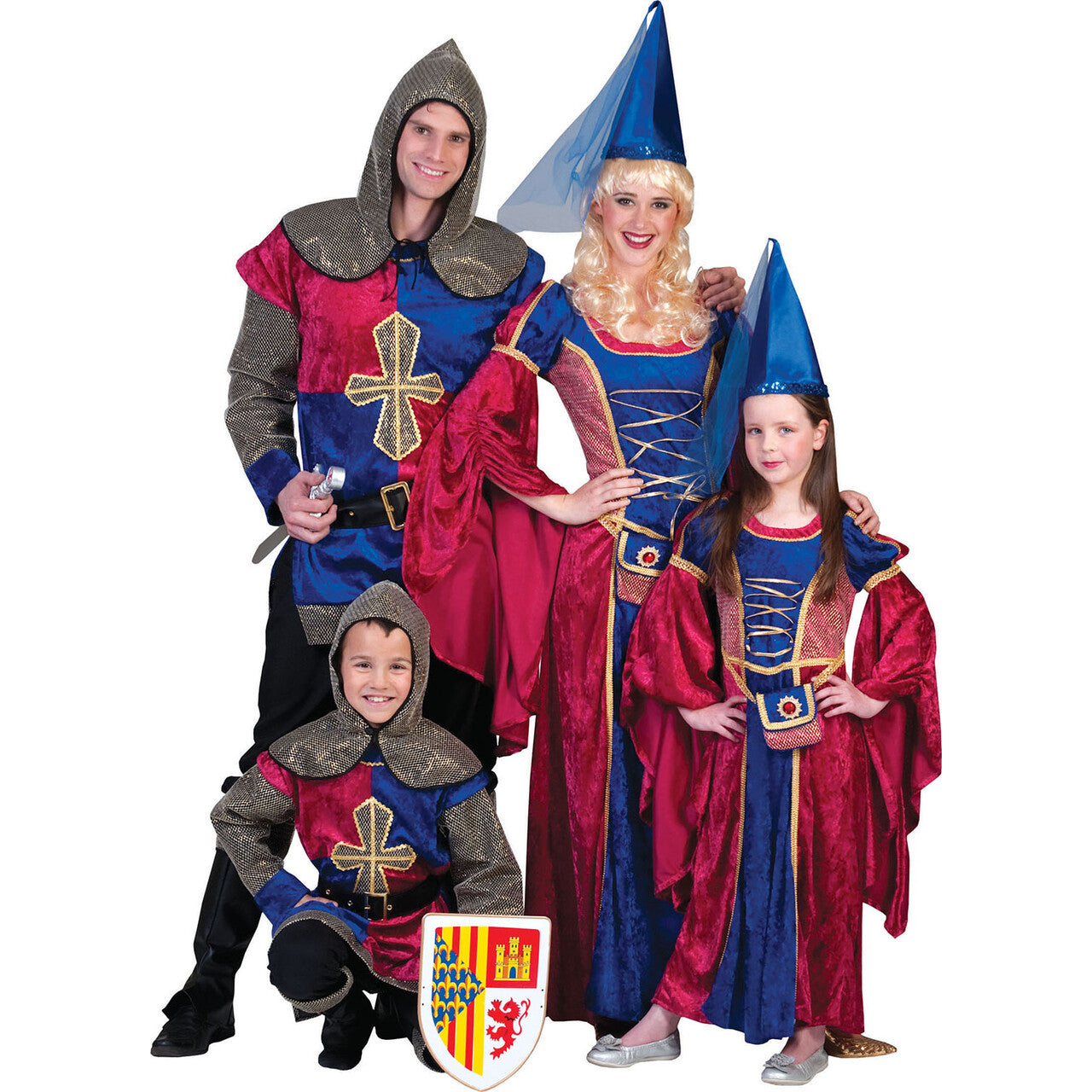 Op deze afbeelding zie je een Kostuums, van het merk Funny Fashion. Middeleeuwen Fleur De Lis Hofdame Meisje Kostuum