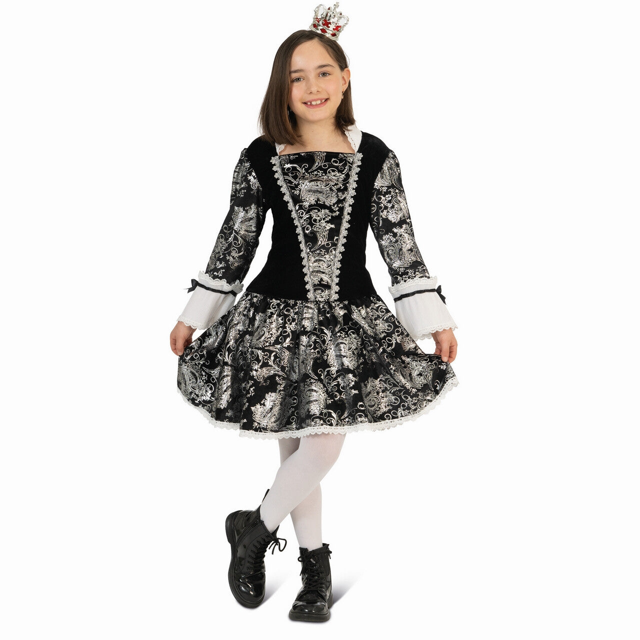Op deze afbeelding zie je een Kostuums, van het merk Funny Fashion. Luxe Barok Dame Barones Van Mooileven Meisje Kostuum