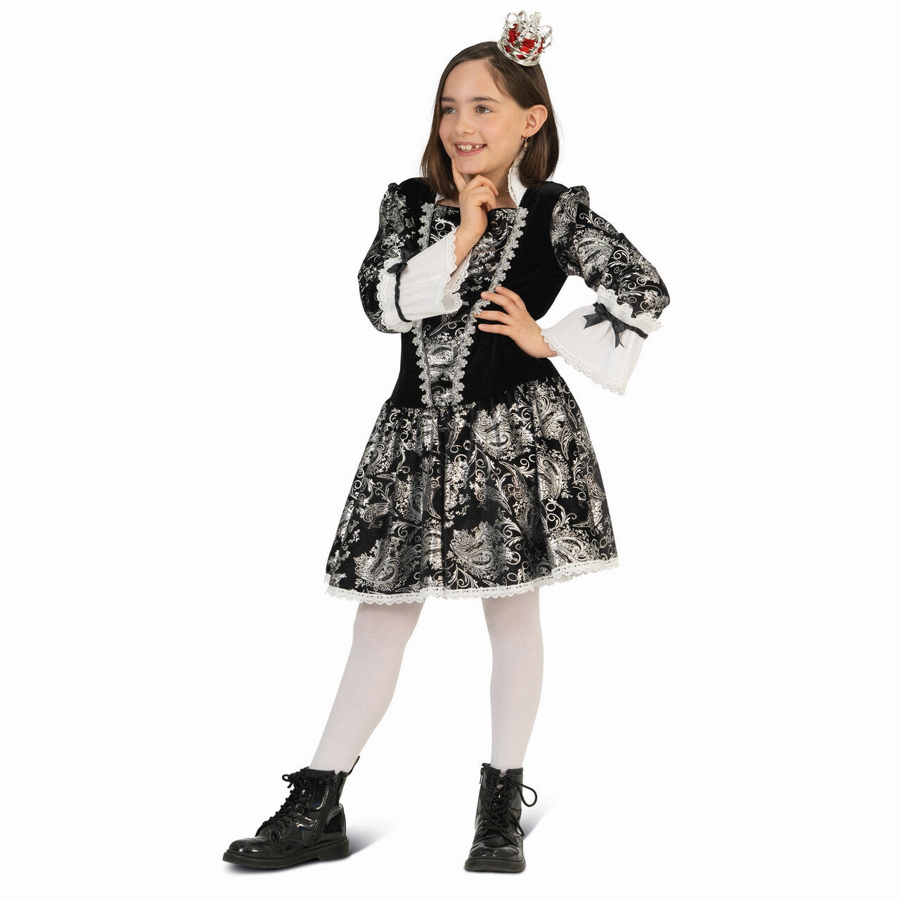 Op deze afbeelding zie je een Kostuums, van het merk Funny Fashion. Luxe Barok Dame Barones Van Mooileven Meisje Kostuum