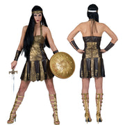 Op deze afbeelding zie je een Kostuums, van het merk Funny Fashion. Romeinse Strijders Gladiatrix Vrouw Kostuum