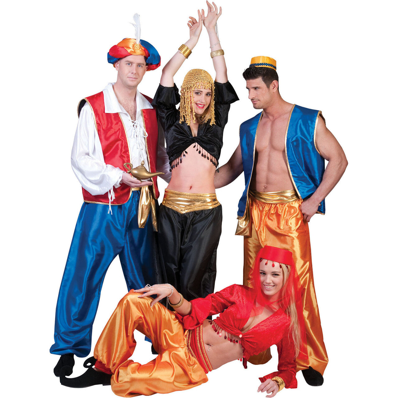 Op deze afbeelding zie je een Kostuums, van het merk Funny Fashion. Jasmijn Topje Buikdanseres Zwart Vrouw