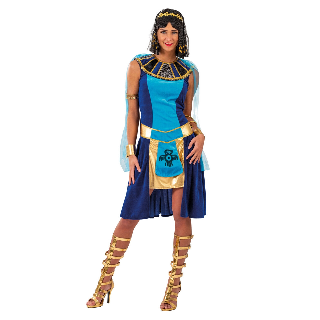 Op deze afbeelding zie je een Kostuums, van het merk Funny Fashion. Mayan Queen Vrouw Kostuum