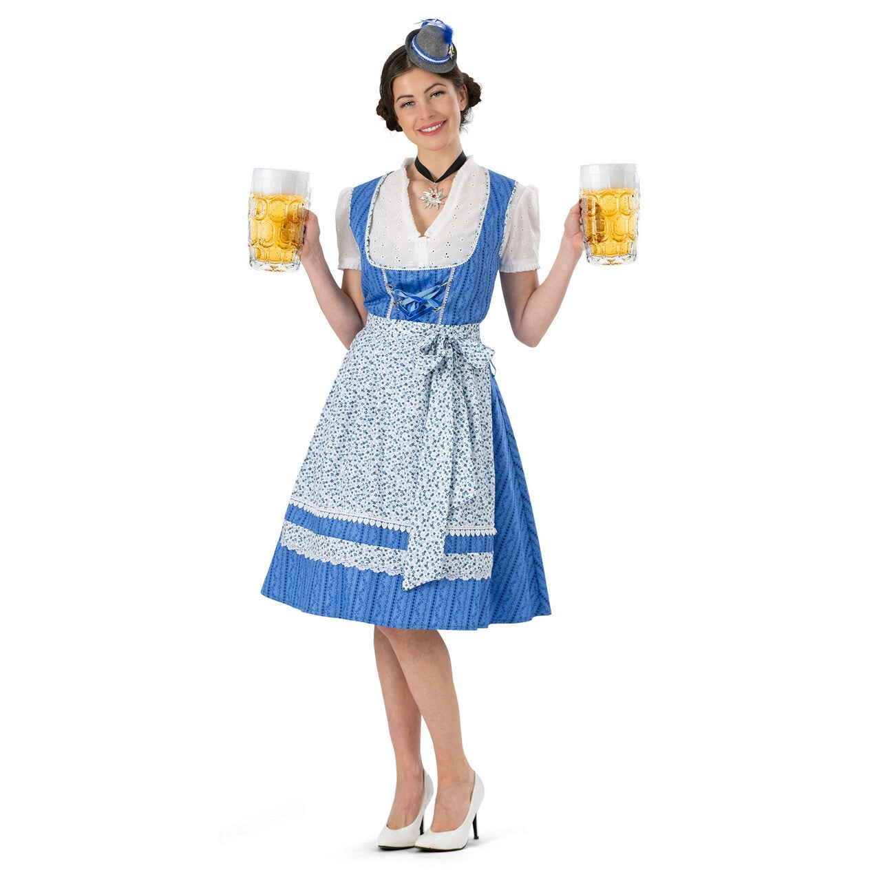 Op deze afbeelding zie je een Kostuums, van het merk Funny Fashion. Duits Bierplezier Heike Vrouw Kostuum