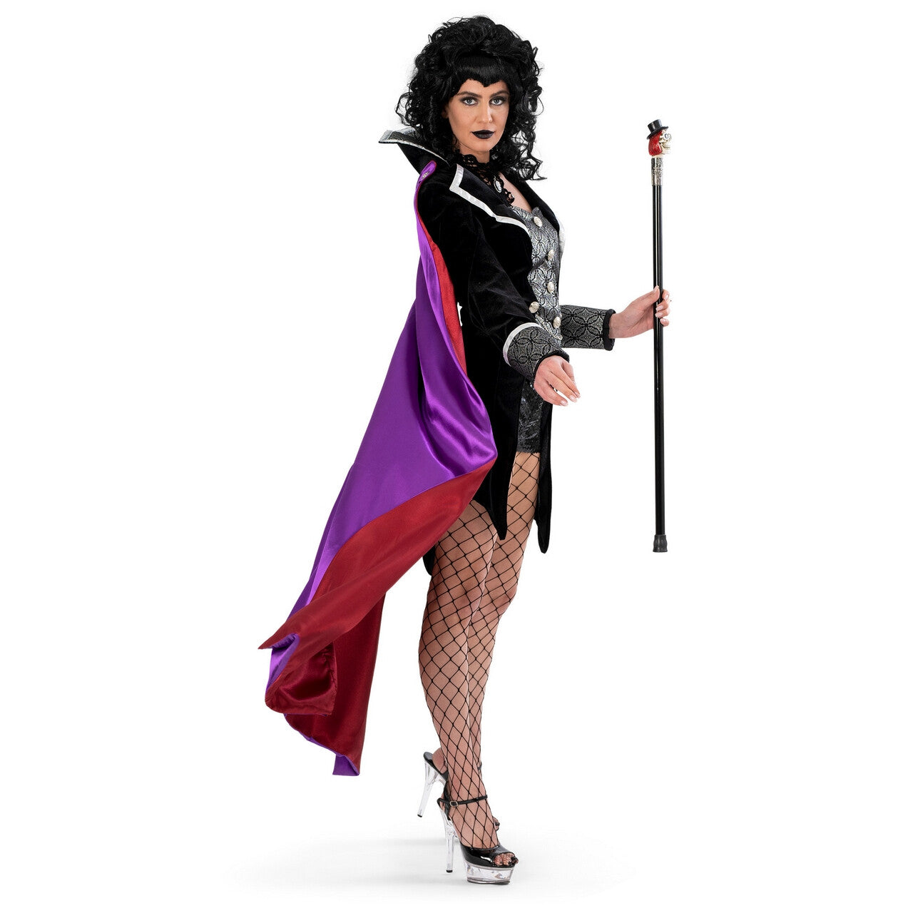 Op deze afbeelding zie je een Kostuums, van het merk Funny Fashion. Vampier Ina Van Gothcity Vrouw