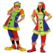 Op deze afbeelding zie je een Kostuums, van het merk Funny Fashion. Olaffio Clown Vrouw Kostuum