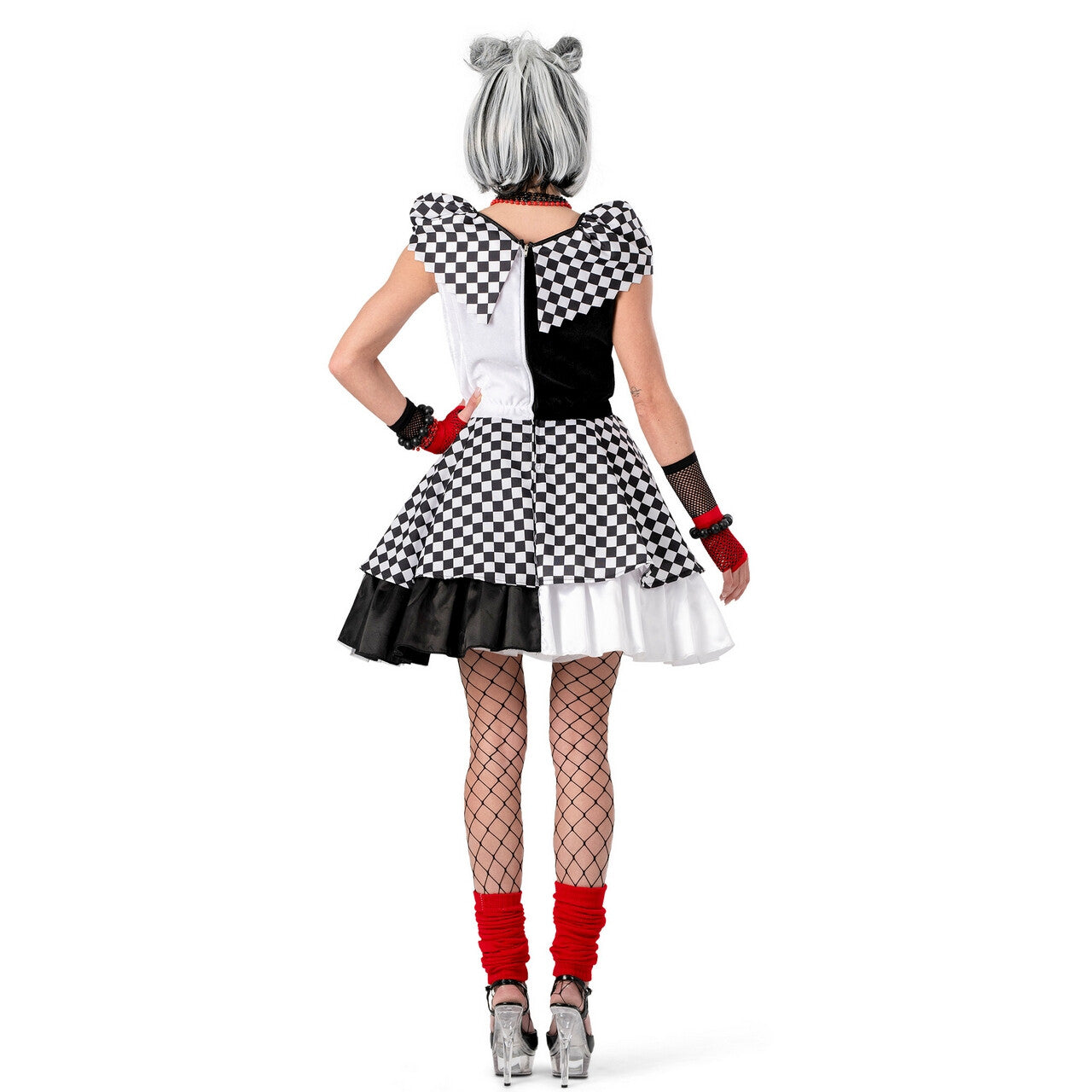 Op deze afbeelding zie je een Kostuums, van het merk Funny Fashion. Perfecte Finish Zwart Wit Vrouw Kostuum
