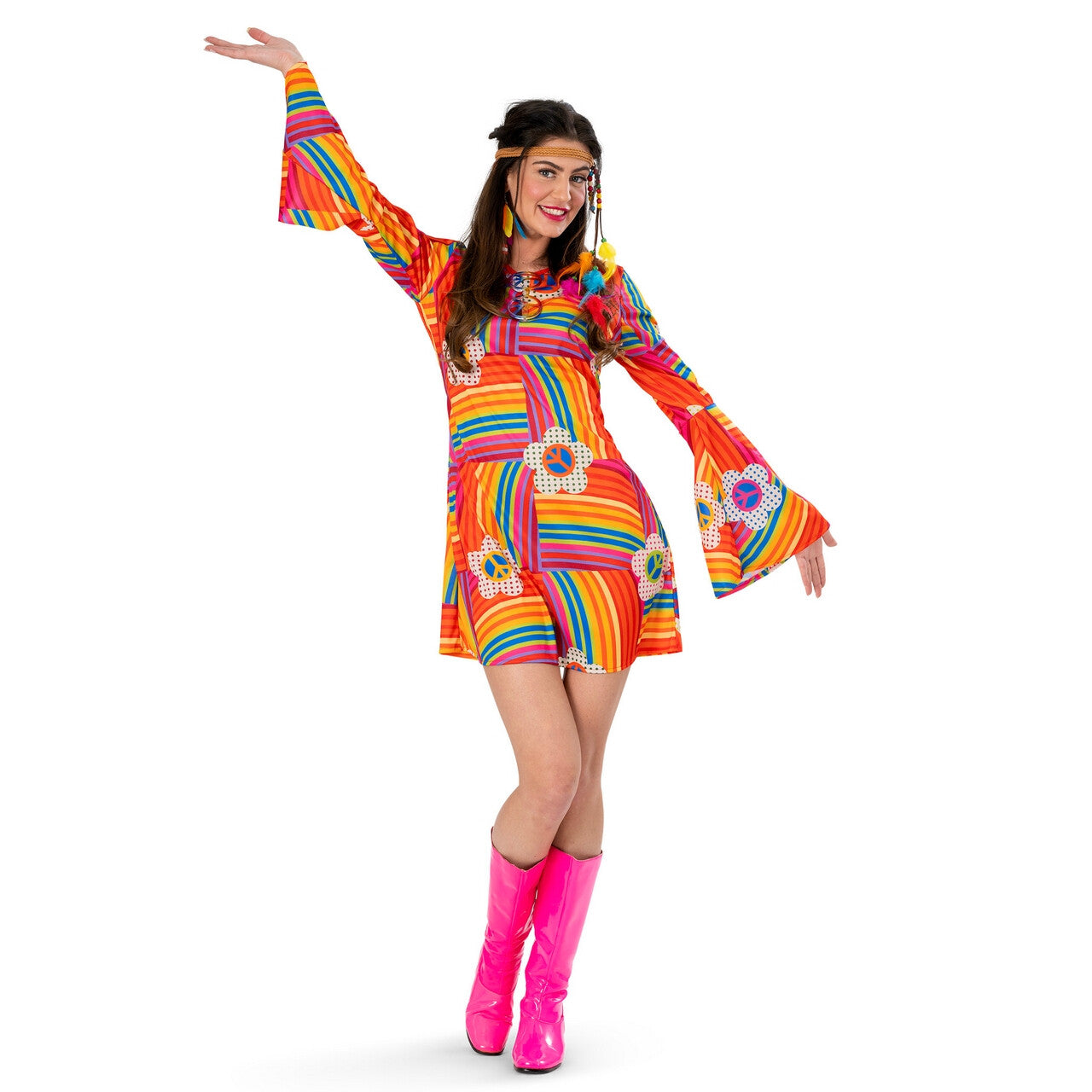 Op deze afbeelding zie je een Kostuums, van het merk Funny Fashion. Sjanel Dress Vrouw