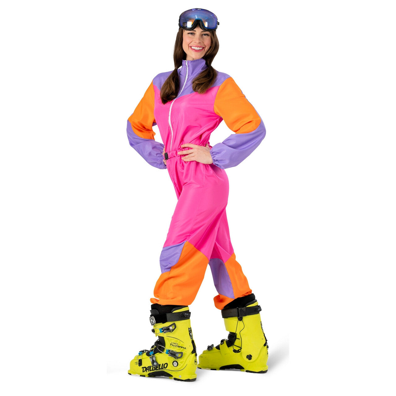Op deze afbeelding zie je een Kostuums, van het merk Funny Fashion. Skiing Skylar Vrouw Kostuum